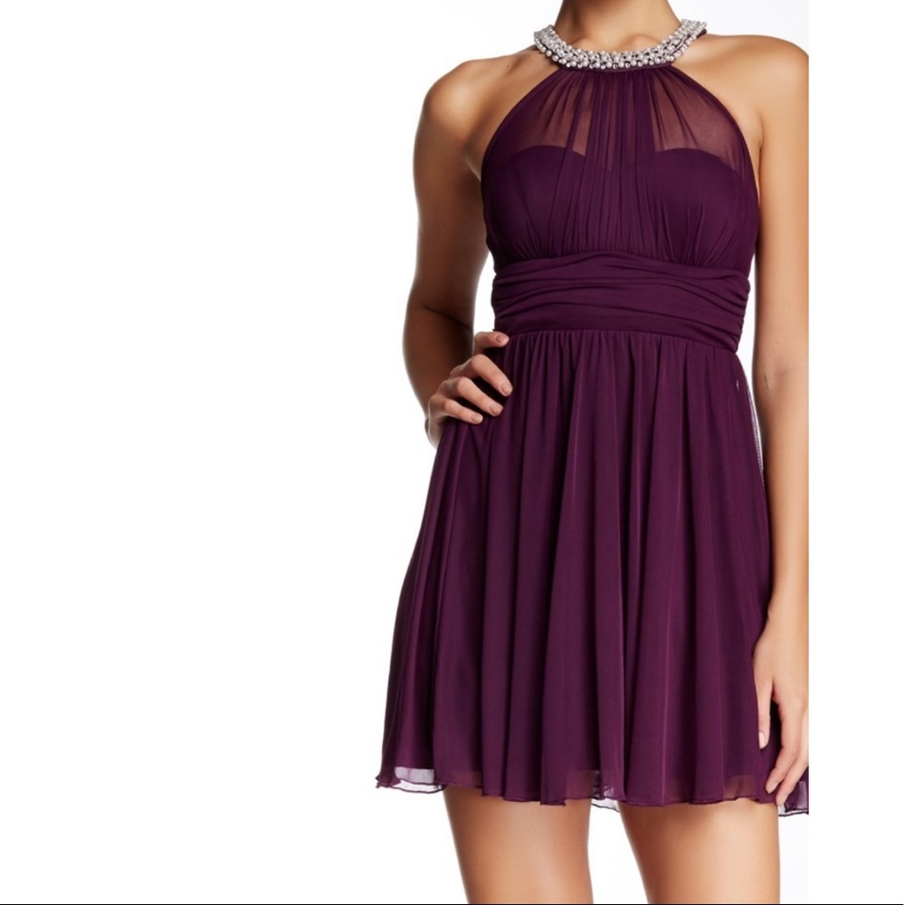 Purple cocktail/homecoming dress